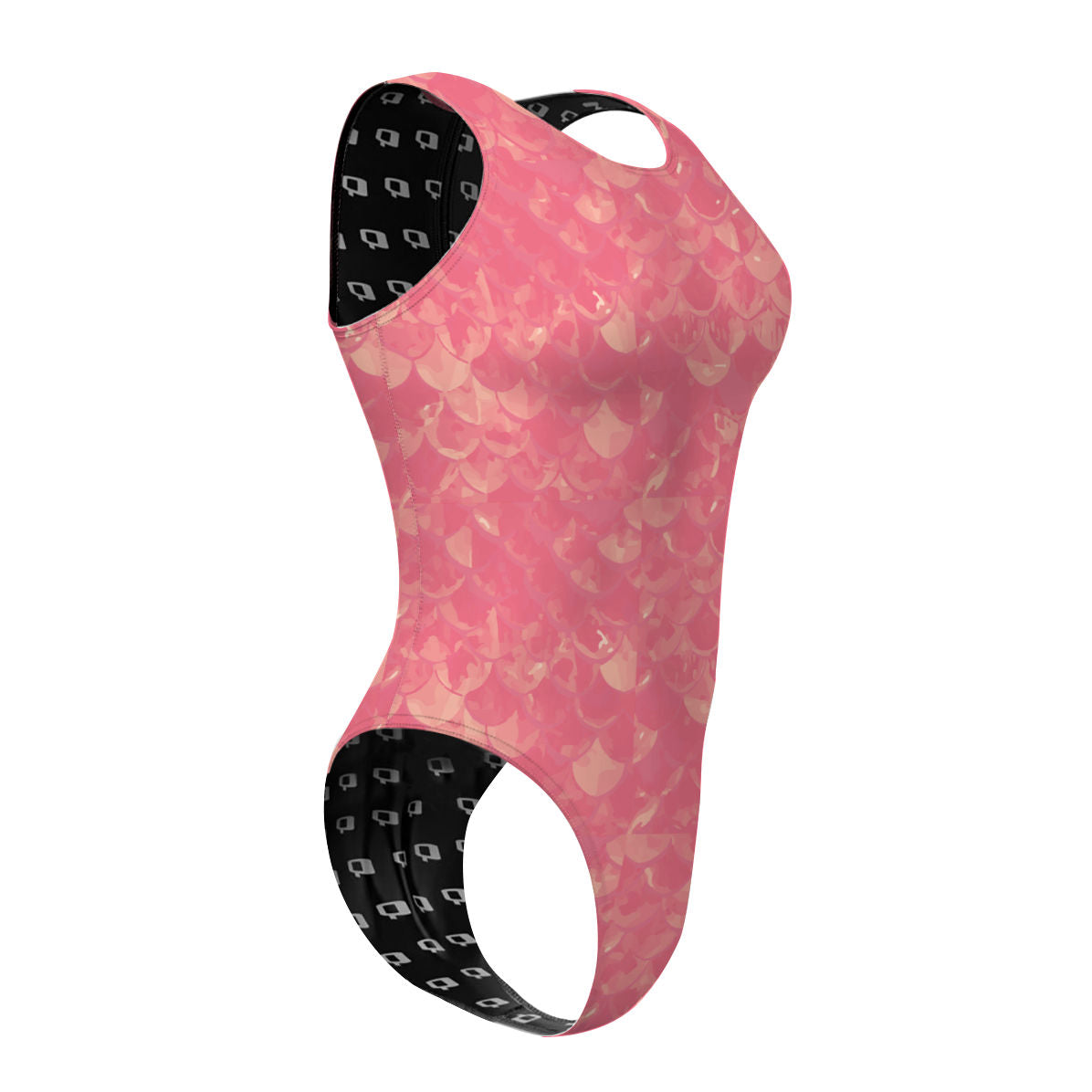 Mighty Mermaid - Women's Waterpolo Swimsuit Cheeky Cut
