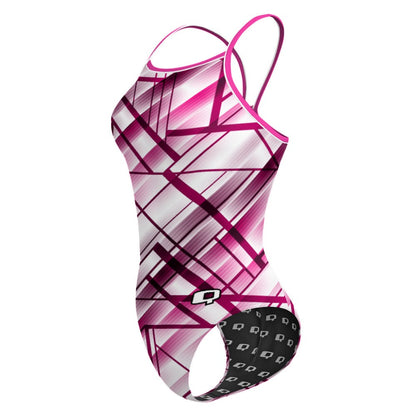 Contrast Lines - Skinny Strap