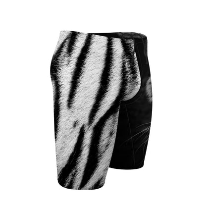 White Tiger Jammer Swimsuit - Jammer Swimsuit