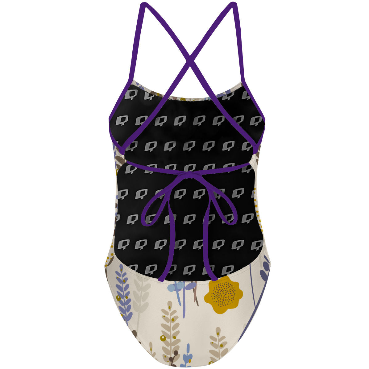 Lavender - Tieback One Piece Swimsuit