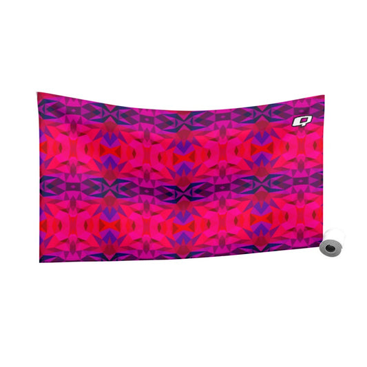 Kaleido Red Quick Dry Towel