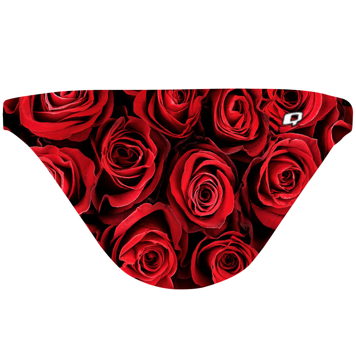 Red Roses - Tieback Bikini Bottom