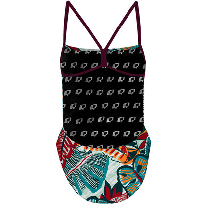 Flower Forest - "Y" Back Swimsuit