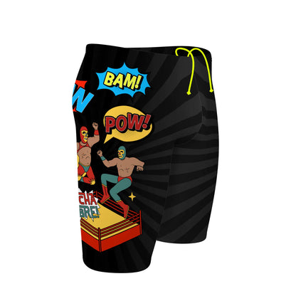 Mexican Wrestlers Fight - Jammer Swimsuit