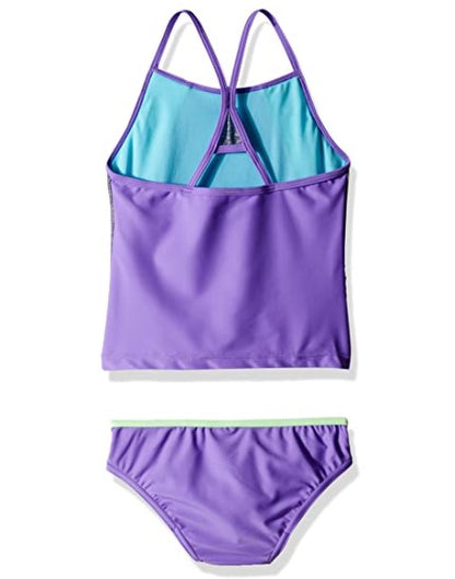 Traje para niña Heather Splice Tankini Speedo