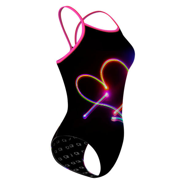 Neon Lovers - Skinny Strap Swimsuit