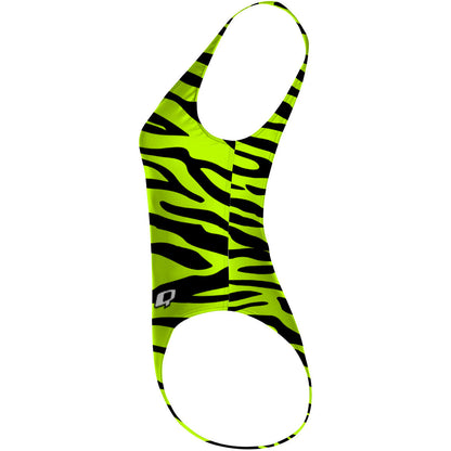 Spring Tiger - High Hip One Piece Swimsuit