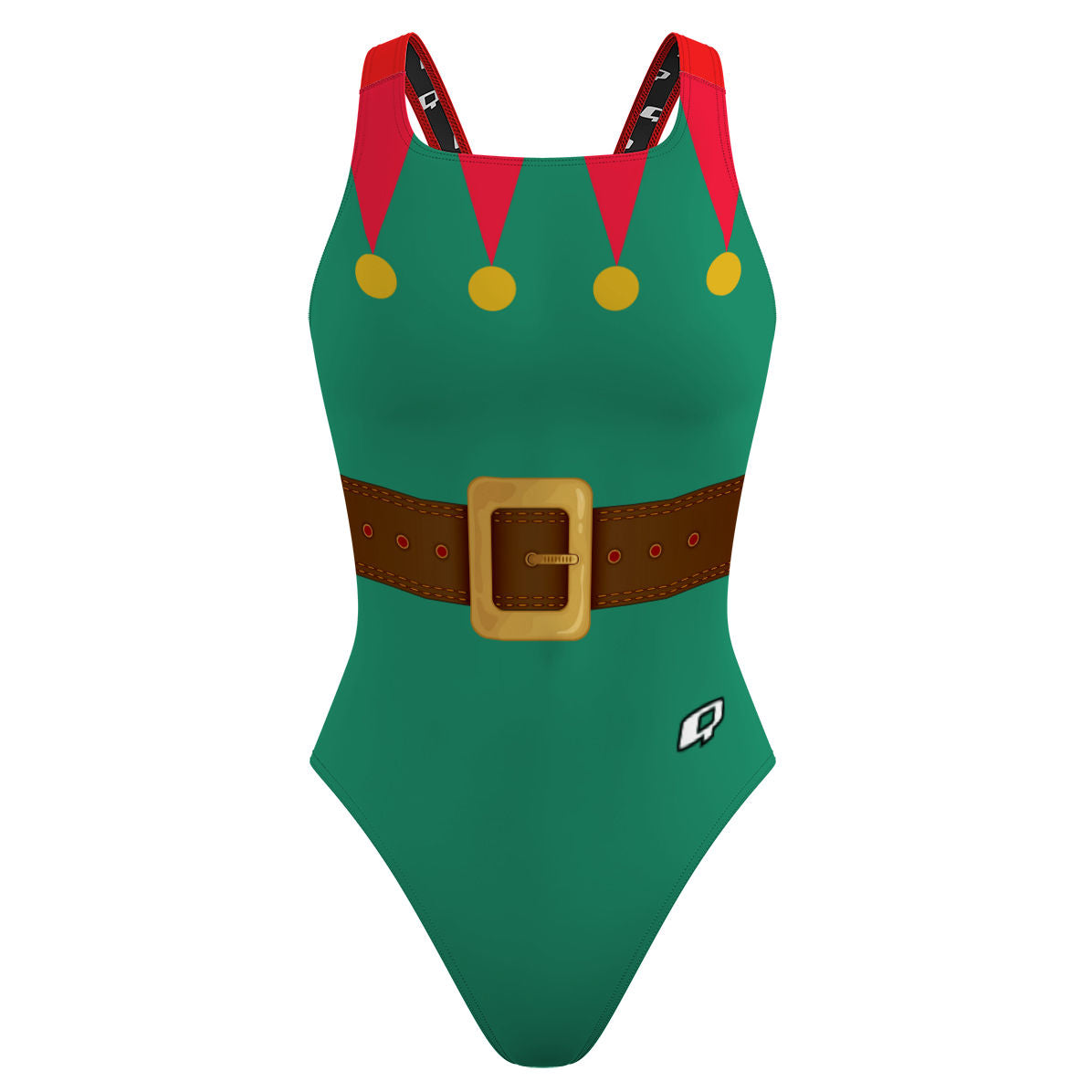 Santa's Helper Classic Strap Swimsuit