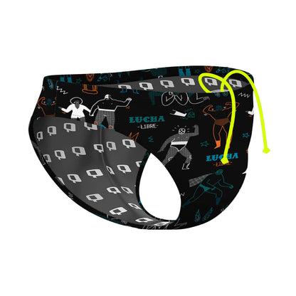 Wrestling Drawings - Waterpolo Brief Swimsuit