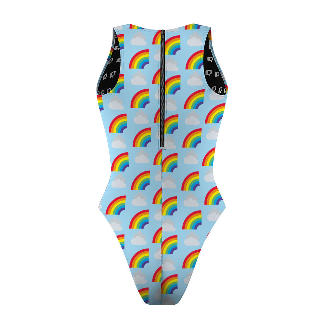 Head In The Clouds - Women Waterpolo Swimsuit Cheeky Cut