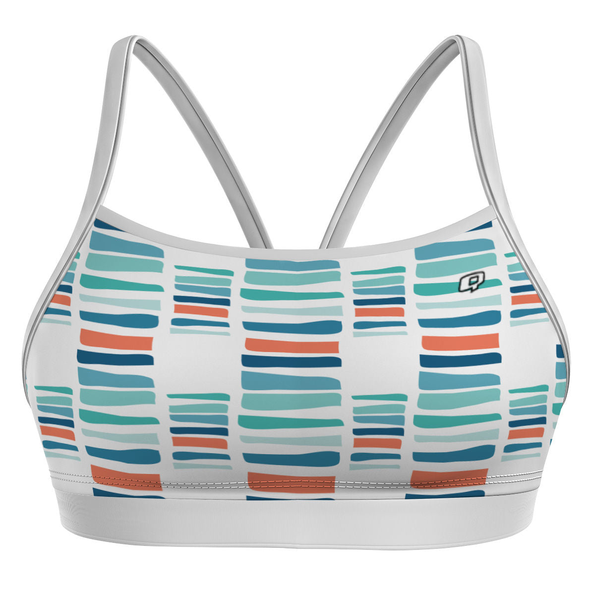 Blocks Classic Sports Bikini Top