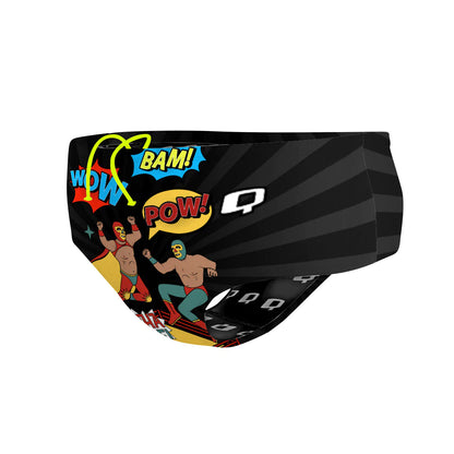 Mexican Wrestlers Fight - Classic Brief Swimsuit
