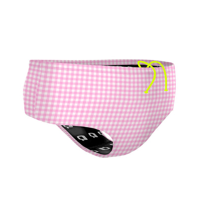 Pink Plaid - Classic Brief Swimsuit