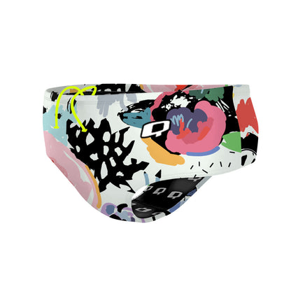 Floral Splash - Classic Brief Swimsuit