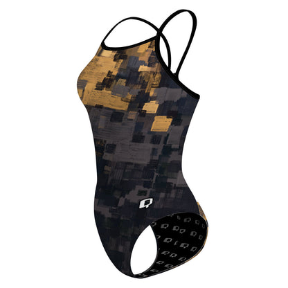 Black Gold - Skinny Strap Swimsuit