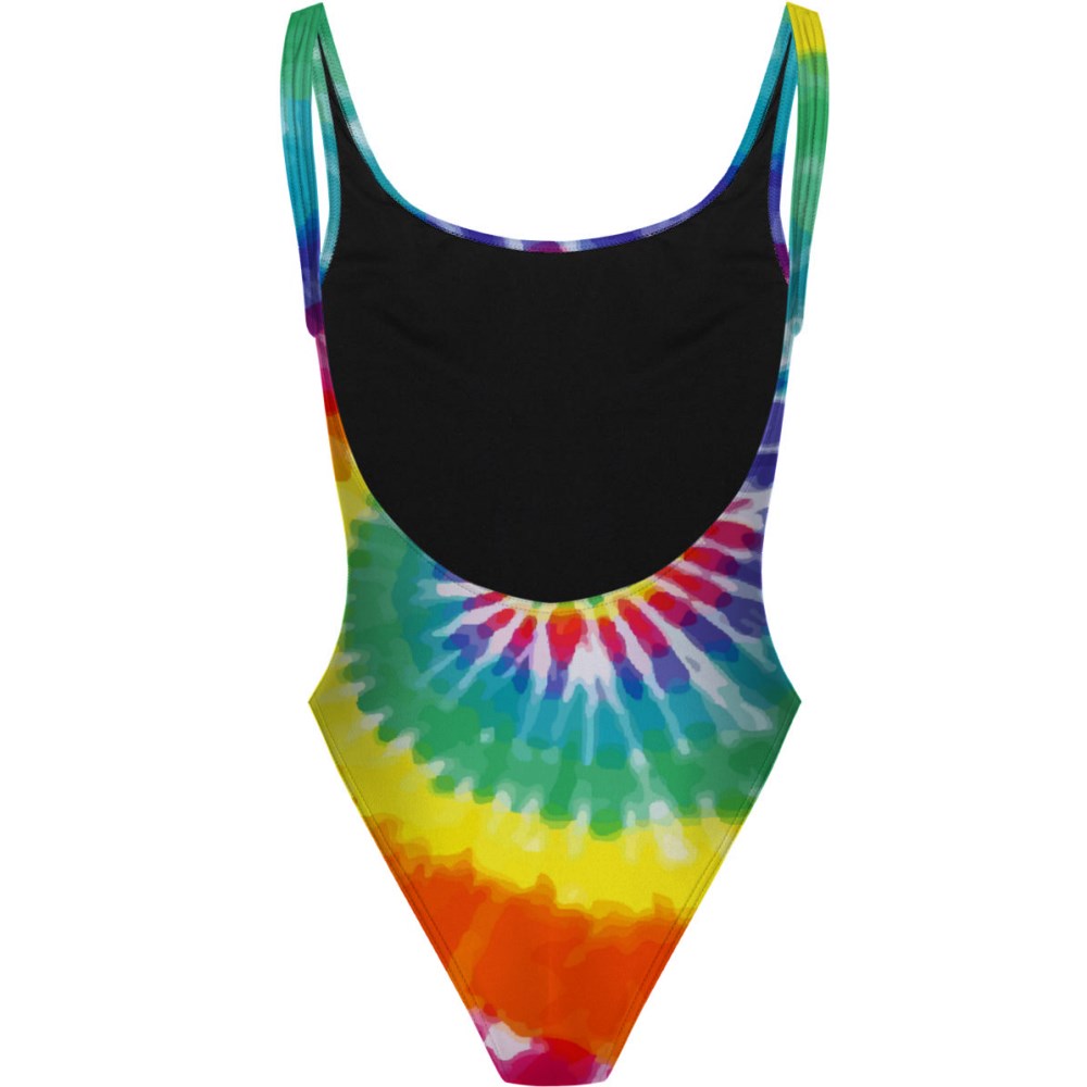 Tie Dye Colors - High Hip One Piece