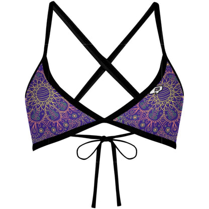 Purple Mandala - Tieback Top