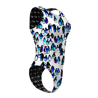 You are my Penguin - Women Waterpolo Swimsuit Cheeky Cut