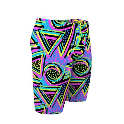 Purple 80s - Jammer Swimsuit
