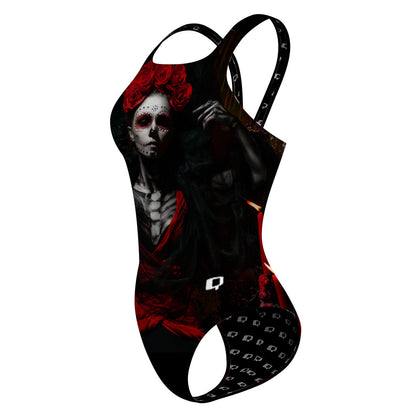 Catrina in Red - Classic Strap Swimsuit