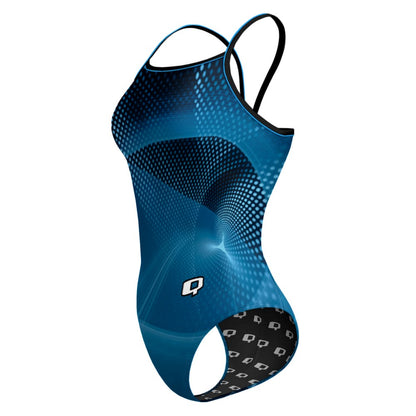 Blue Matrix Abstract - Sunback Tank