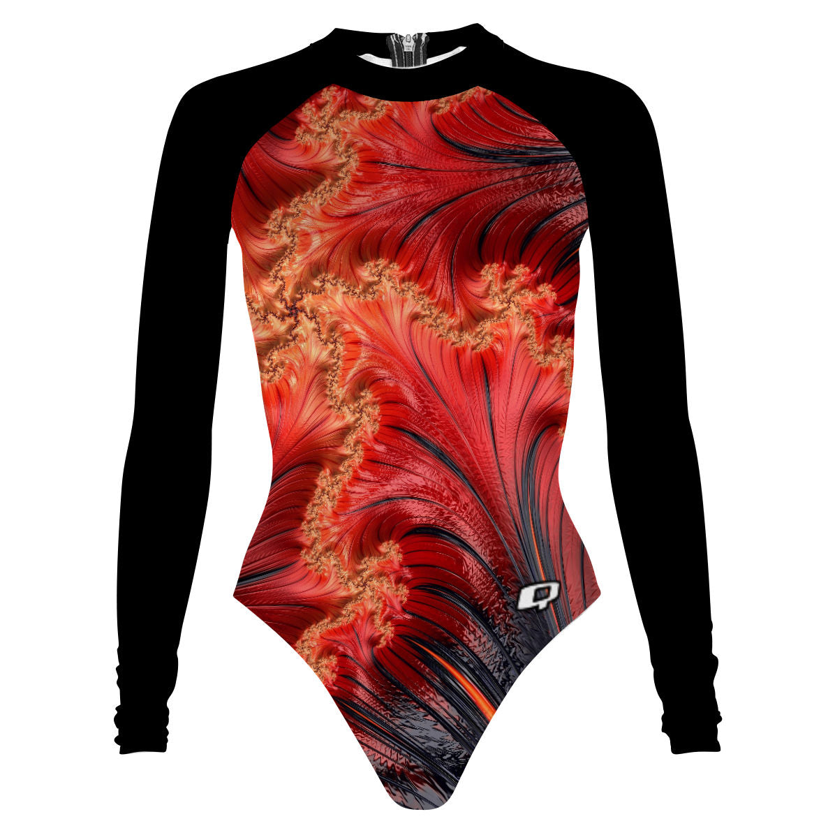 Fiery Fractals - Surf Swimming Suit Classic Cut