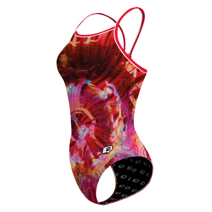 Spring Ripple - Skinny Strap Swimsuit