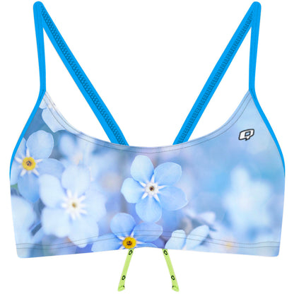 Blue Spring - Bandeau Bikini Top