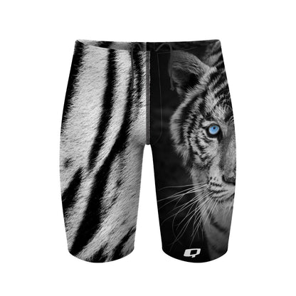 White Tiger Jammer Swimsuit - Jammer Swimsuit