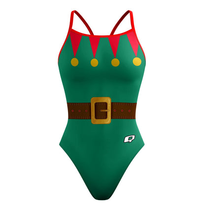 Santa's Helper Skinny Strap Swimsuit