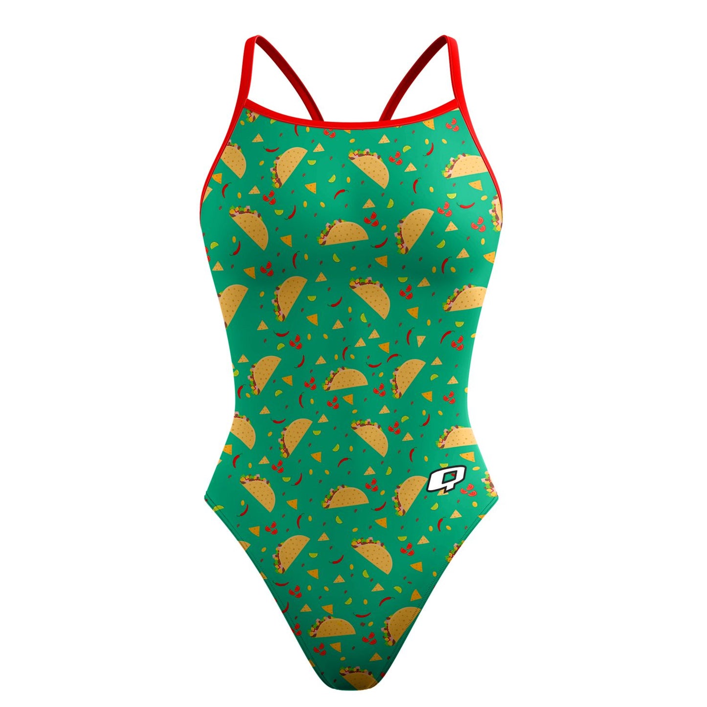 Taco 'Bout Swimming Skinny Strap