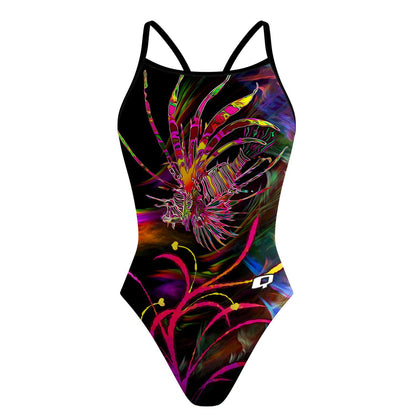 Lionfish in Technicolor Skinny Strap