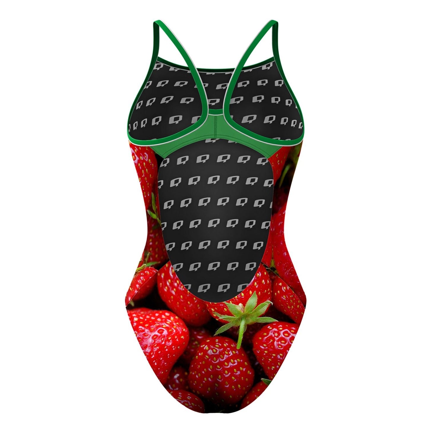 Strawberry Skinny Strap Swimsuit